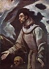 El Greco Wall Art - The Ecstasy of St Francis